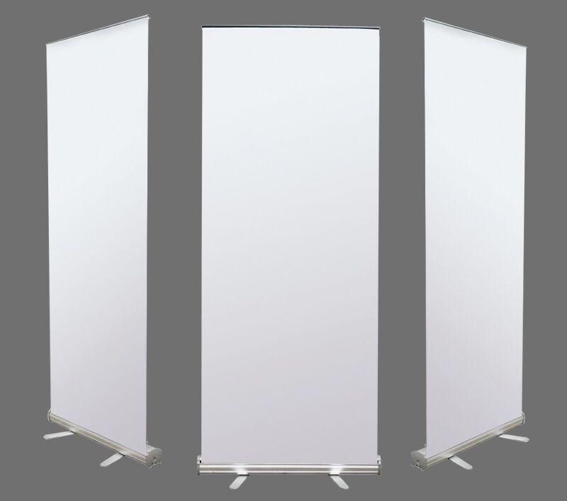 Roll up banner stand
