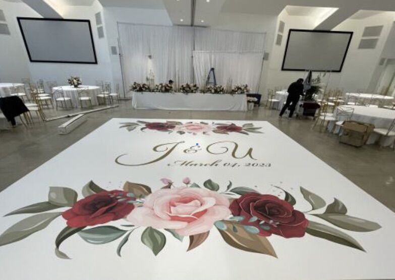 Dance Floor Self Adhesive Vinyl Roll